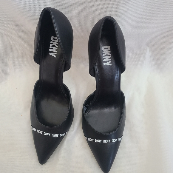 DKNY Womens Rosetta Logo Dorsay Slip Pumps Sizs 11 - Picture 4 of 7